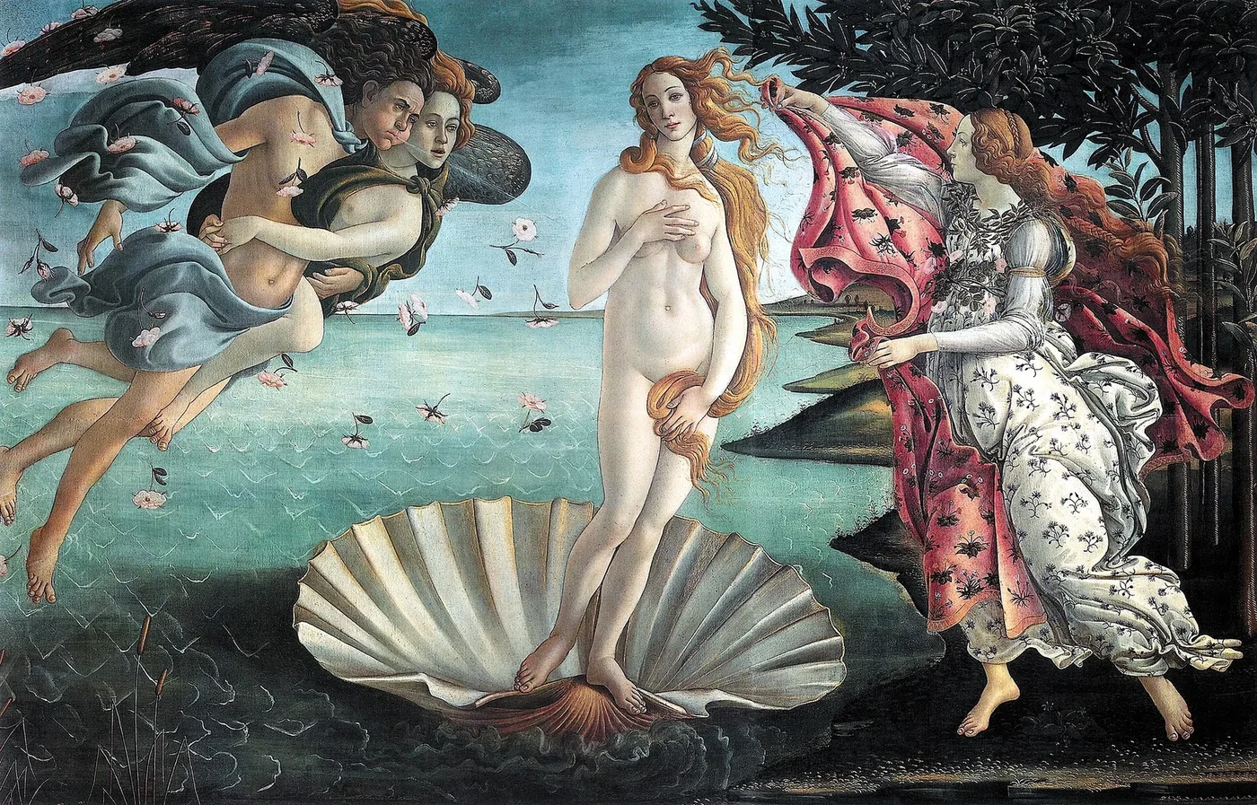 Sandro Botticelli’s Renaissance painting The Birth of Venus