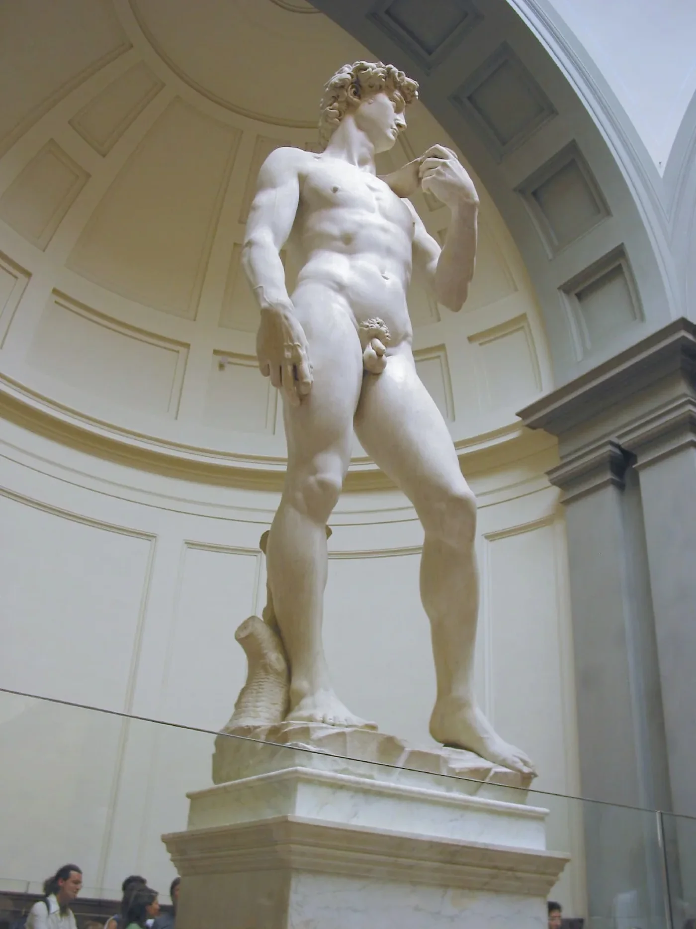 Michelangelo’s marble sculpture David