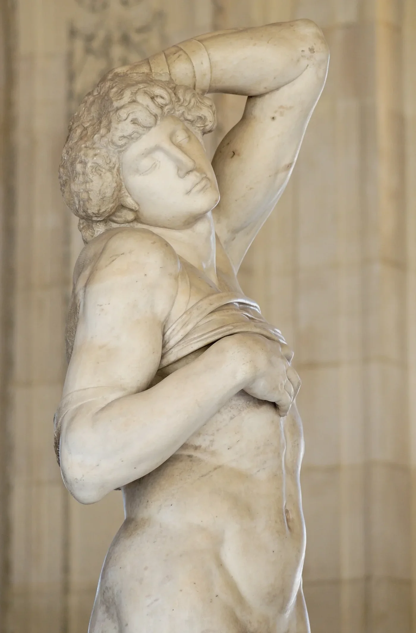 Michelangelo’s marble sculpture Dying Slave