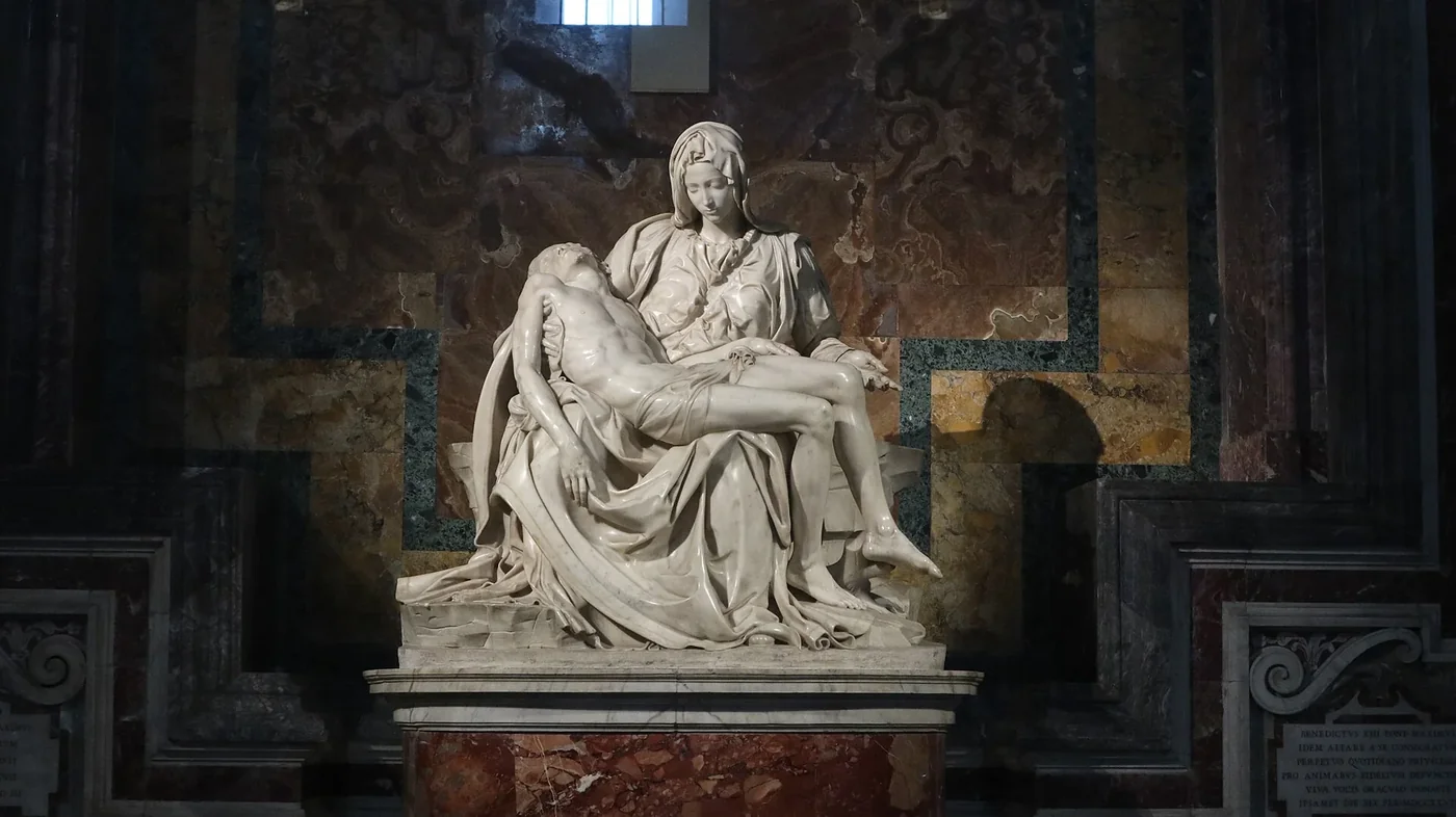 Michelangelo’s marble Pietà